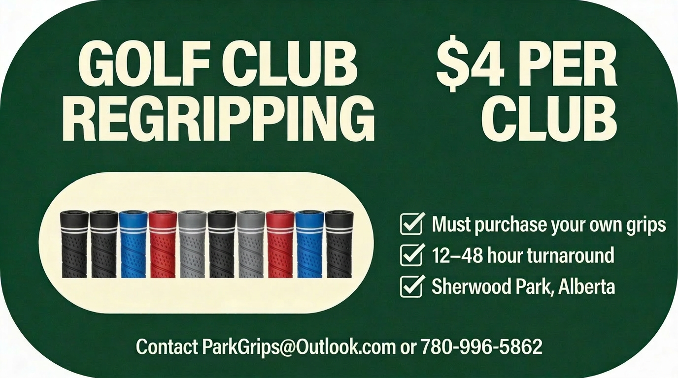 Golf club regripping grips graphic