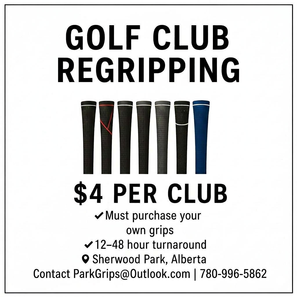 Park Grips regripping flyer